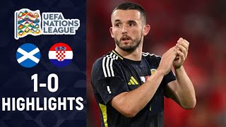 Scotland vs Croatia 10 Highlights UEFA Nations League 2024 hrvatska vs škotska [upl. by Enelaj]