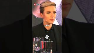 Scarlett Johansson Again Got a SEXIST QUESTION 😬 shorts marvel avengers scarlettjohansson rdj [upl. by Leacock831]