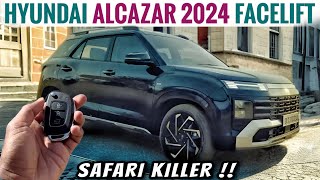 Hyundai Alcazar Facelift 2024 Review  Its Here  Alcazar 2024 Facelift  New Hyundai Alcazar 2024 [upl. by Hairacaz]