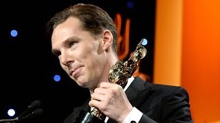 BENEDICT CUMBERBATCH Acceptance Speech  2013 Britannia Awards on BBC AMERICA [upl. by Eelana]