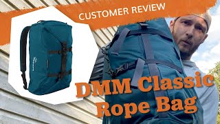 DMM Classic Rope Bag  Andrew Alldaffers Customer Video Review [upl. by Ennylhsa187]