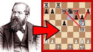 Wilhelm Steinitz vs Curt von Bardeleben  Hastings ENG 1895 [upl. by Ocir]