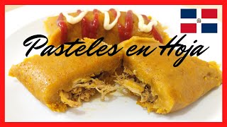 cómo hacer PASTELES EN HOJA  DOMINICAN Style [upl. by Sholley360]