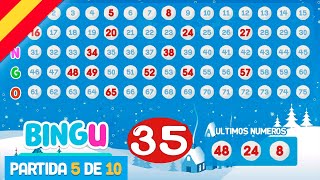 BINGO 75 Bolas diseño NAVIDAD para jugar en casa con tus amigos  BINGU [upl. by Aliahkim]