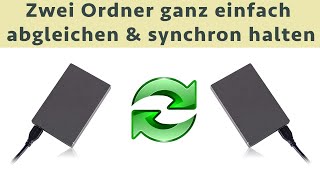 Ordner synchronisieren amp Datensicherung einfach aktuell halten mit FreeFileSync [upl. by Sile107]