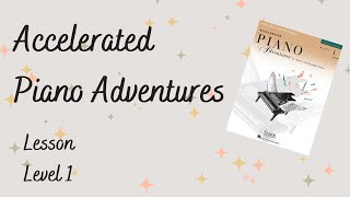 Exploring Thirds Accelerated Piano Adventures Lesson Book 1 [upl. by Chen]