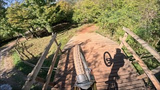 Baker Creek in Knoxville TN Newly Resurfaced Flow trails Cruze Valley Barn Burner Devils Racetrack [upl. by Calvinna]