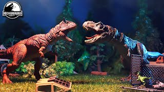 Tyrannosaurus vs Carnotaurus Fury vs Ferocity  The Adventures of Baby Tyrannosaurus [upl. by Gerick]