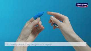 Hansaplast Finger Cohesive – treat small wounds fast [upl. by Samp]