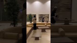 arabian guy running from tiger🤣 motivation millionaire success luxuriousvibes lifestyle fun [upl. by Castorina]