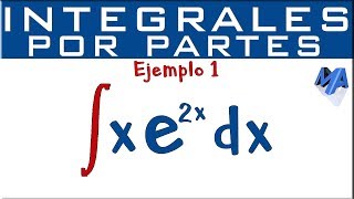 Integración por partes  Ejemplo 1 [upl. by Philly]