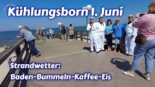 Kühlungsborn 1 Juni  BadenBummelnKaffeeEis [upl. by Osman316]