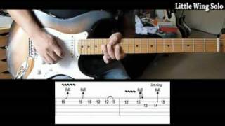 How To Play Jimi Hendrix Little Wing Solo [upl. by Schick934]