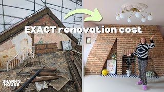 How much does a roof and loft renovation ACTUALLY cost  Sharns House [upl. by Dekow]