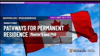 Pathways for Permanent Residency in Canada Master’s and PhD Engineering programs [upl. by Sallie]