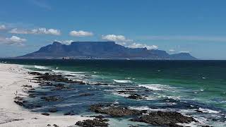 Big Bay Beach  Melkbosstrand  Cape Town Beach  Drone Shot  4k Video vagabondbony [upl. by Niple]