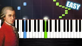 Mozart  Turkish March Rondo Alla Turca EASY Piano CoverTutorial by PlutaX  Synthesia [upl. by Ahsinuq]