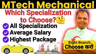 MTech Mechanical Scope 2024 List of MTech Mechanical Branches Placement Salary Package in IIT NIT [upl. by Ahsircal]