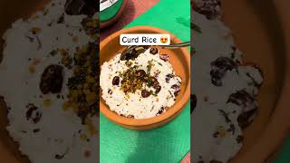 How to make curd rice in 1 min 😍👌🔥 food9 food curdrice recipe [upl. by Awahsoj495]