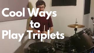 Cool Stickings for Triplet Rhythms on Drums [upl. by Nahsaj]