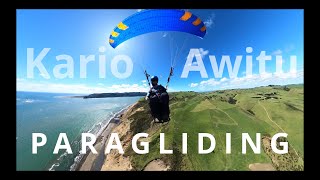 Paragliding Auckland Kariotahi to Awhitu [upl. by Oecam]