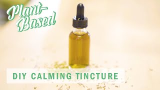 DIY Calming Tincture For Less Stress  PlantBased  WellGood [upl. by Ainecey]