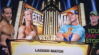 WWE 2K24  LADDER MATCH  2 Shawn Michal vs 2 John Cena gaming  wweindian india [upl. by Oriole]