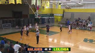 2024 Leilehua vs Kalaheo  Boys Basketball Playoffs [upl. by Rutan329]