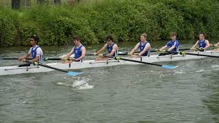 Peterhouse M3 Division 5 Wednesday Cambridge May Bumps 2024 slow motion [upl. by Airdna]