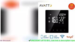 ✔️AVATTO Tuya WiFi Smart Thermostat Electric Floor Heating WaterGas Boiler Temperature Rem [upl. by Ahsilif]