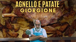 COSCIO DAGNELLO AL FORNO CON PATATE ARROSTO Le ricette di Giorgione [upl. by Goeselt]