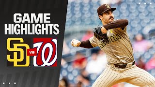 Padres vs Nationals Game Highlights 72524  MLB Highlights [upl. by Pangaro126]