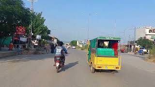 Pakistan  Taramri Chowk To Nilore factory Islamabad Scenic Bike Tour Bike tourist [upl. by Lacombe661]