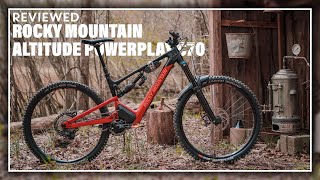 Rocky Mountain Altitude Powerplay C70 Review  This eBike Hucks [upl. by Carlye]