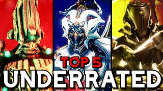 TOP 5 MOST UNDERRATED WARFRAMES 2024 [upl. by Nelg]