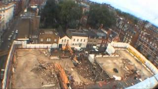 Crossrail time lapse video Bond Street western ticket hall worksite November 2010 [upl. by Elnora]