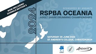 RSPBA Oceania Drumming Championships  Christchurch New Zealand [upl. by Sanfred]