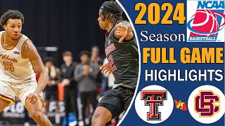 Texas Tech vs BethuneCookman Highlights College mens Basketball 202425  Ncaa basketball 2024 [upl. by Feenah]