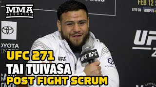 Tai Tuivasa Got Dana White To Do A Full Shoey After UFC 271  MMA Fighting [upl. by Ellehsyt]