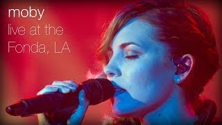 Moby  Southside feat Skylar Grey Live at The Fonda LA [upl. by Sawyere]