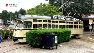 🇳🇱 Cab Ride 1952 The famous PCC 1024 Amsterdam  Amstelveen Museum Tram Line 1472019 [upl. by Arsuy]