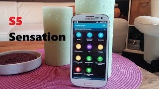 Best Galaxy S5 Rom S5 Sensation on Galaxy S3 i9300 [upl. by Christos]