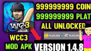 WCC3 MOD APK LATEST VERSION 😱  UNLIMITED PLATINUM 🔥  EVERYTHING UNLOCK 🥳🥳  wcc3 wcc2 rc22 [upl. by Monroe]