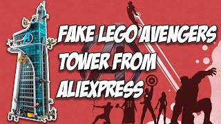 AliExpress  76269  Fake Lego Avengers Tower  I LOVE YOU 3000 [upl. by Freemon67]