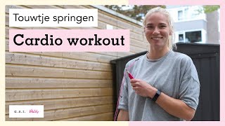 Cardio springtouw workout jump rope workout voor thuis  asr Vitality [upl. by Htebzil311]