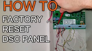 How to Factory restore DSC Panel [upl. by Akinohs]