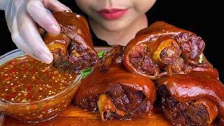 Braised Pork Leg  MUKBANG SOUNDS [upl. by Tenaej]