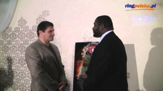 Andrzej Gołota i Riddick Bowe twarzą w twarz [upl. by Scriven]