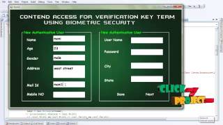 Final Year Projects  Authentication for Session Password Using Color and Images [upl. by Rakso716]