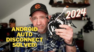 Android Auto USB Disconnecting Solved 2024 [upl. by Ajroj]